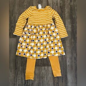 Hanna Andersson Mustard Striped Top